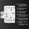 Baomain 4-Pole 4NO Contactor with 110volt AC Coil 50A Normal