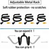 pmsanzay 4Pack Mini Wall-Mounted Sword Stand Display Rack,Sword Holder,Sword Hook,Sword