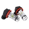 Acouto Bombillas LED 2PCS H8 H9 H11 6000K Bombilla de