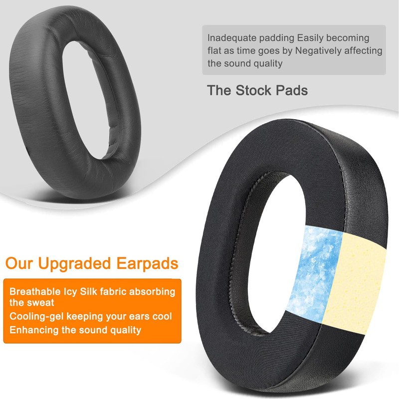 SOULWIT Cooling Gel Earpads Replacement for Jabra Evolve2 85 UC/Evolve