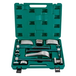 QUSKLISU Car Repair Tool, 9PCS Hand Car Auto Body Work Hammer Fender Tool Set Professional Car Repair Tools Kit for The Home, Office, Car