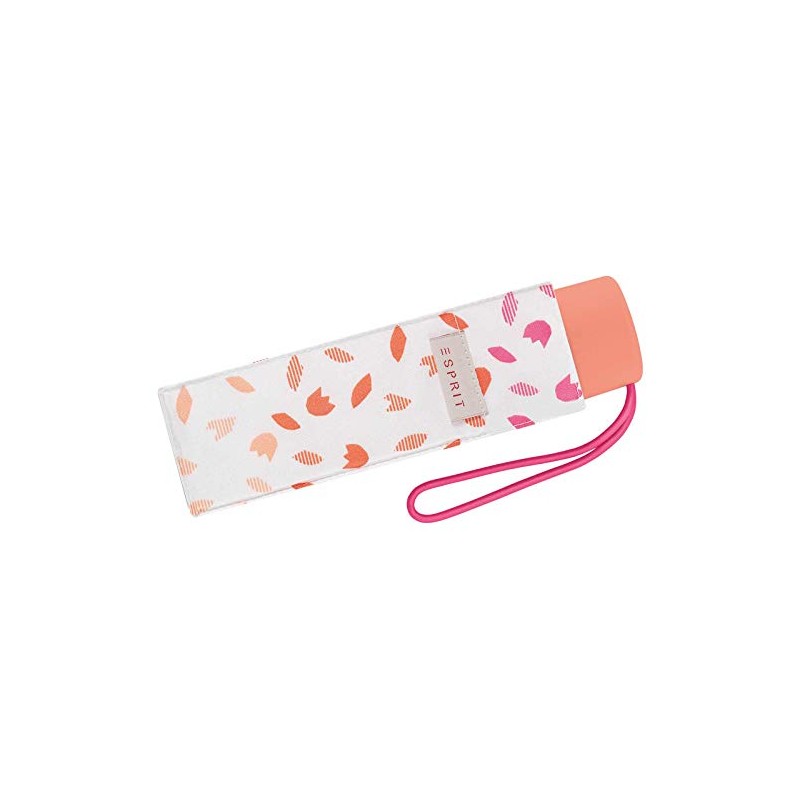 ESPRIT Petito Ditsy Florals Pocket Umbrella, orange, Feminine