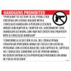 "Handguns Prohibited" Section 30.06 Poster - 18x24 Window Cling -