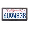 Custom Black on Black GTS License Plate Frame 100% Real