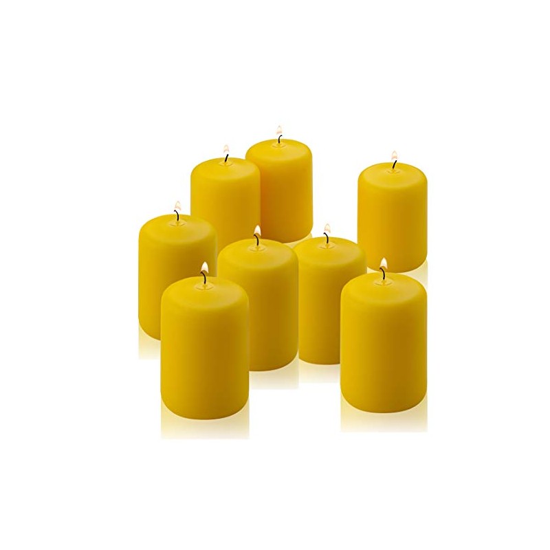 Citronella Pillar Candle - Set of 8 Citronella Candles -