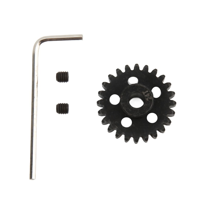 24T Pinion Gear Mod 1 5mm Shaft with Screws Wrench