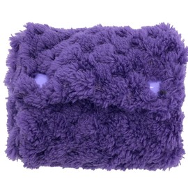 Handmade Centre Back Cover ONLY compatible with F&P Fisher & Paykell Vitera Fleece CPAP BIPAP approx 10cmx10cm for Sleep Apnea (Purple Popcorn)