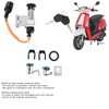 Ignition Switch Assembly Stainless Steel for Chinese GY6 Electric Scooter