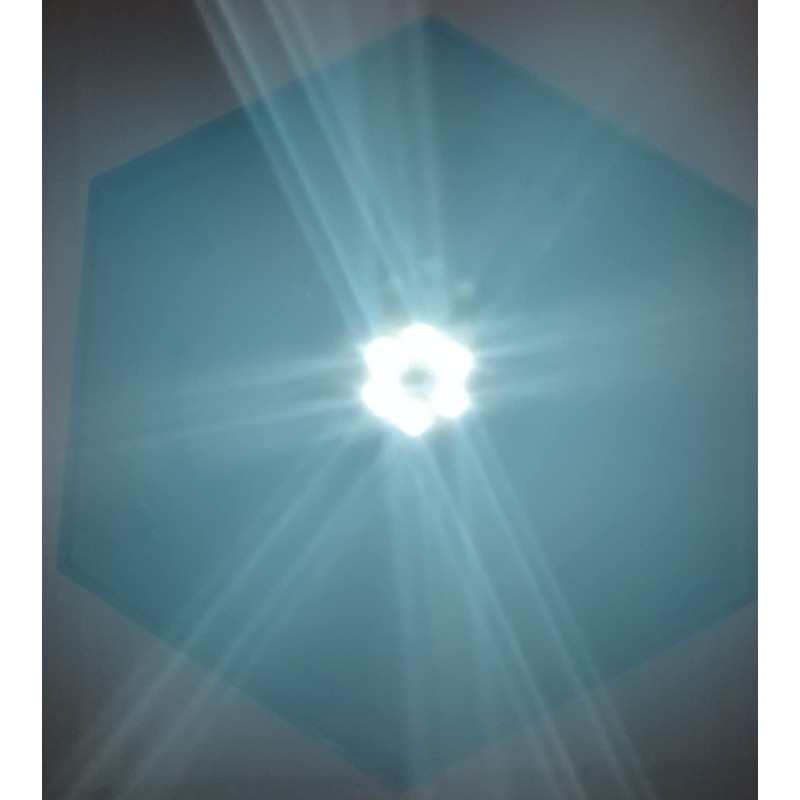 6 pcs 4X4 Base Black Color Solar Post Cap Light