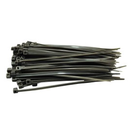 Pack of 100 Cable Ties Grey 200 mm x 4.8 mm Craftsman Quality Cable Ties Short 20 cm 22.2 kg Tensile Force