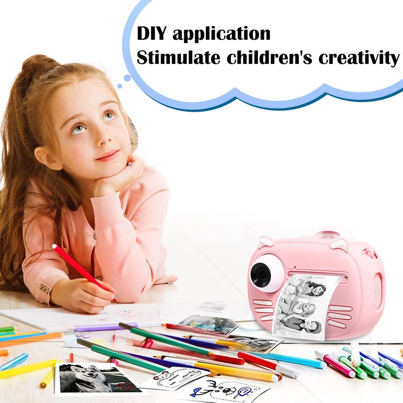 18 Rolls Kids Instant Camera Refill Print Paper,Instant Camera Thermal