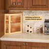 Furshus Corner Bread Box for Kitchen Countertop,Bread Storage for Homemade