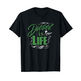 American Diesel Design Mens Diesel Power Life Mechanic T-Shirt