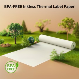 Gloryang Thermal Printer Paper 8.5''x11'' US Letter Size, Thermal Paper Quick-Dry, Compatible with PD-A4 Thermal Printer