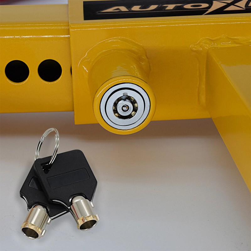 AUTOXBERT 2xHEAVY DUTY Adjustable Wheel Clamps Tire Lock Car Security