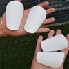 Summer Mini Football Shin Pad, 1 Pair PU Wear-resistant Shock