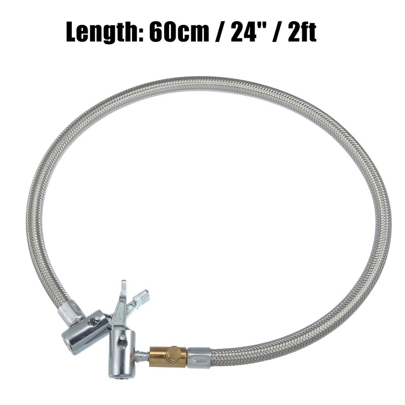 X AUTOHAUX 2pcs 24" Lock Air Chuck with Air Release