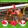 KISEER 30 Pack Automatic Chicken Waterer Poultry Water Nipple Drinker