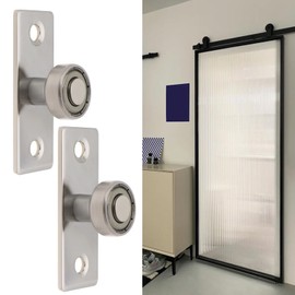 The Lord of the Tools Sliding Door Floor Guide Ball Bearing Disc Sliding Door Metallic Sliding Door Roller Guide Ball Bearing Roller Set of 2