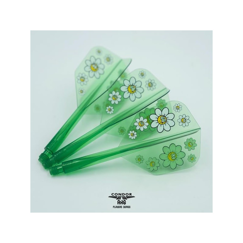 CONDOR AXE Toy Flowers Small L Clear Green Darts Flight