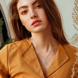 AGVANA Tree of Life Necklace, Women earring set,925 Sterling Silver Necklace with White Gold Plated Tree Pendant Jewellery for Women Girls with Gift Box, 16"+2" Extender