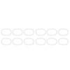 Shower Curtain Set Waterproof Hanging Bath Curtain with Rings Bathroom