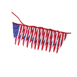 jojofuny 3pcs 12 12-Pennant American Flag Banner Party Bunting Flag Decorative Triangle for Home Outdoor Decor