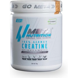 Meta Nutrition, Creatina Monohidratada Alemana Creapure®, 750g, 140 + 10 servicios. Edición Limitada. Alta Pureza. Libre de rellenos.