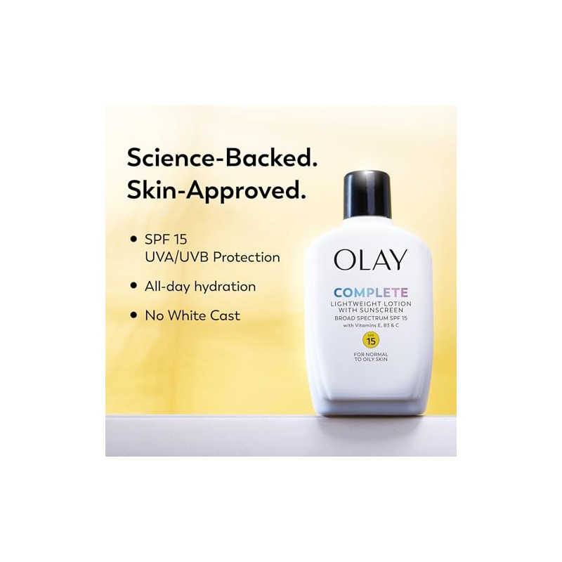 Olay Complete Lotion All Day Moisturizer With Spf For Normal