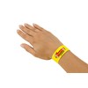 Sigel 255 x 25mm Soft Neon Event Wristbands - Yellow