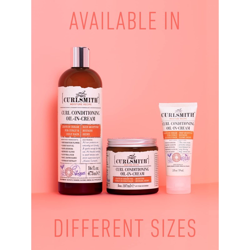 CURLSMITH - Curl Conditioning Oil in Cream - Vegan Leave