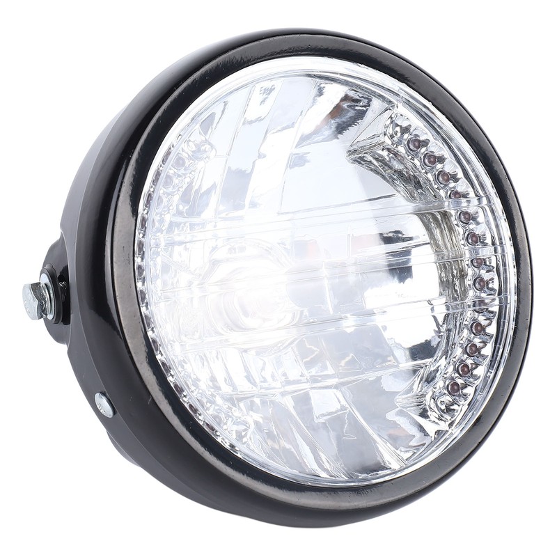 Motorcycle Headlight Universal Rugged LED 7 Inch Headlamp Bulb Day