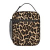 DORKEIXIA Leopard Cheetah Print African Animal Hunting Insulated Lunch Bag