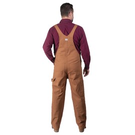 Liberty Men's Duck Bib Overall, Pecan, 46x32