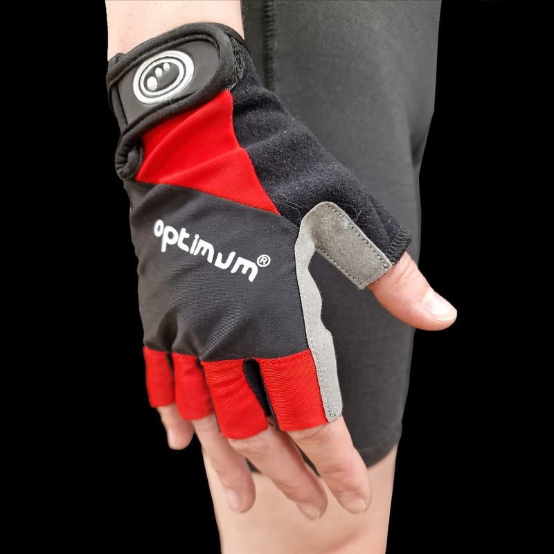 Optimum Hawkley MTB Gloves - Easy Sweat Wipe-off Thumb Terry,