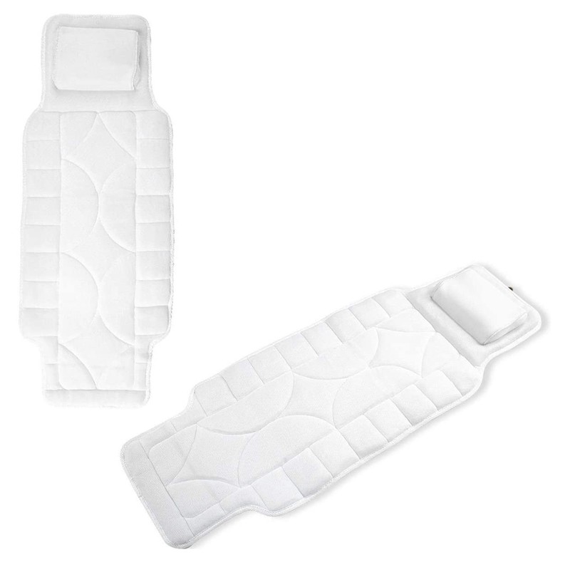 Full Body SPA Bath Pillow Mat with 10 Suction Cups