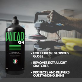 PAICAR polishing Compound for Cars, Paint Correction, Detailing, Light to Heavy Scratches. (04, 32oz.)