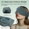 MUSICOZY Breathable Organic Bamboo Cotton Sleep Mask Headphones