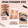 Erinde Shimmer Eyeshadow Stick, Single Eyeshadow, Light Gold Glitter Eyeshadow