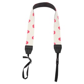 PATIKIL Camera Strap, Polyester Adjustable Camera Neck Strap Digital Camera Shoulder Belt for Nikon Video Camcorder Monocular Photographers, White