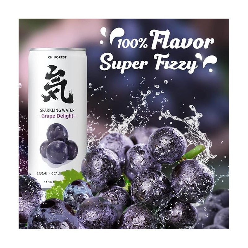CHI FOREST Grape Delight Sparkling Water…