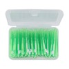 60Pcs Interdental Brush Practical Slim Braces Cleaner with PP Handle