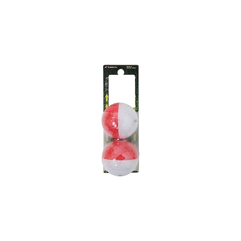 Kasco Golf Balls KIRA LINE 3-Piece 2-Pack Red/White