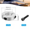 PATIKIL Bore 22mm Double Split Shaft Collar 45mm OD 12mm