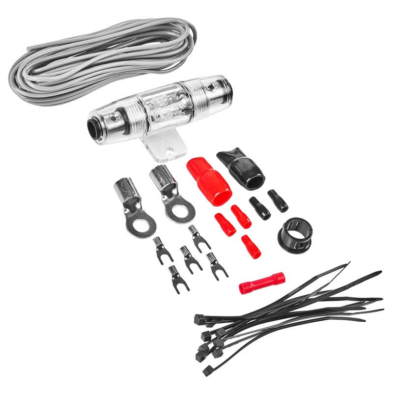Belva True 4 Gauge AWG Premium CCA Complete Amplifier Wiring