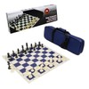 Wholesale Chess Heavy Tournament Triple Weighted Chess Set Combo (Navy