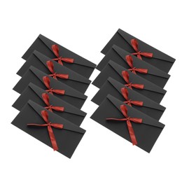 GANAZONO 10Pcs Kraft Paper Bowknot Envelopes for Invitations Weddings and Special Events Elegant Retro Design for Greeting Cards and Enhancing Friendships