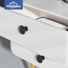 HOMOTEK 25 Pack Cabinet Knobs Drawer Pulls Zinc Stepped Round