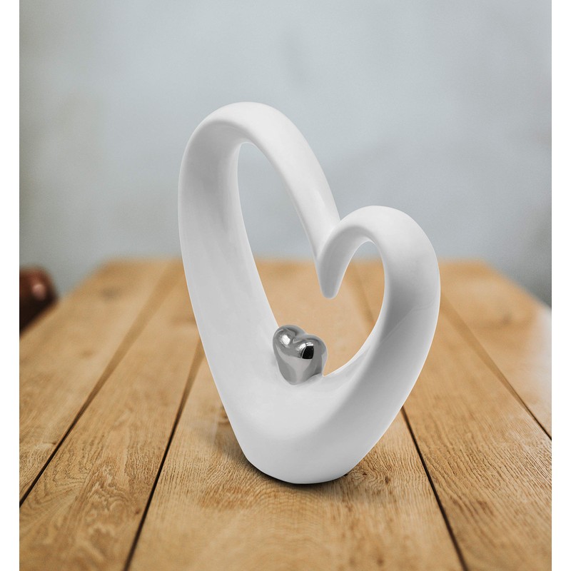 FeinKnick Stylish Heart for Decoration – Modern Decorative Heart 19