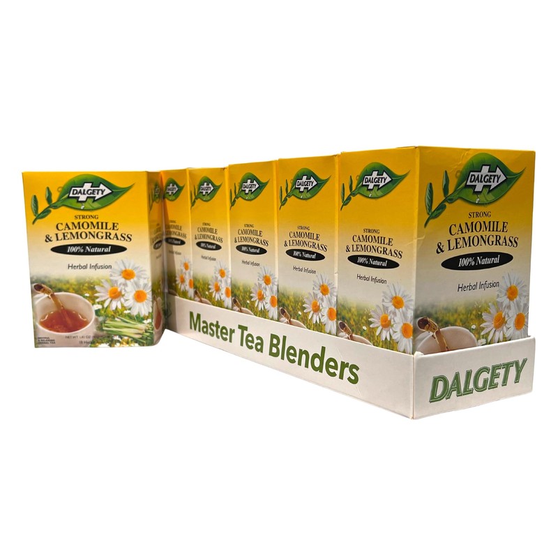 Dalgety Camomile & Lemongrass Herbal Infusion 72g Cartons 100% Natural,